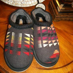 Authentic Rare UGG Men or Women Slippers Multi color Slip on Shoes